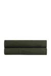 Parachute Linen Fitted Sheet In Evergreen