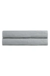 Parachute Linen Fitted Sheet In Slate Blue