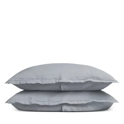 Parachute Linen Sham, King, Set Of 2 In Gray