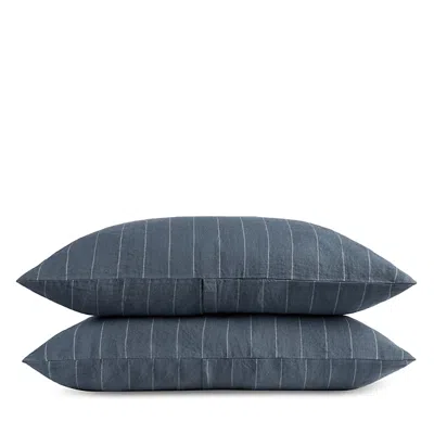 Parachute Linen Sham, Standard, Set Of 2 In Blue