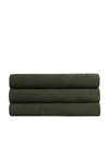 Parachute Linen Top Sheet In Evergreen