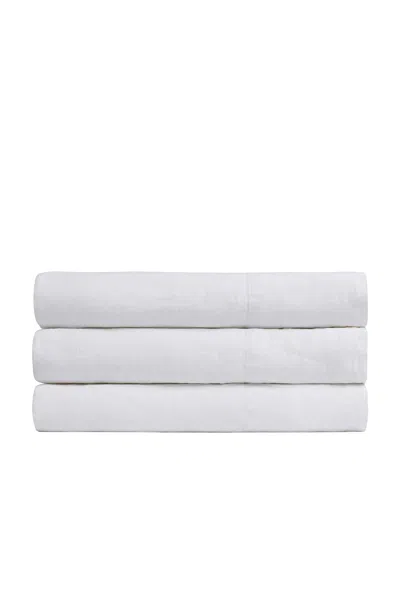 Parachute Linen Top Sheet In White