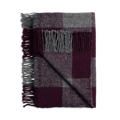 Parachute Lodge Throw Blanket In Purple
