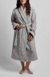 Parachute Mosaic Organic Cotton Robe In Moss And Dusk