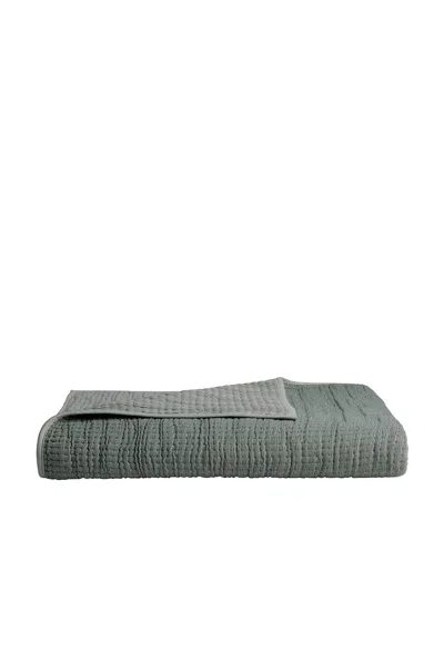 Parachute Organic Channel Gauze Throw In Agave & Spa