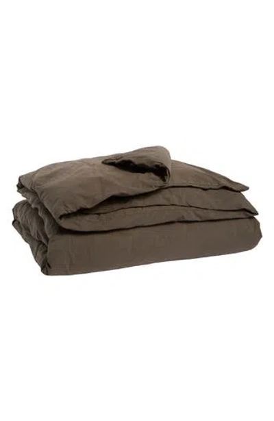 Parachute Organic Cotton Duvet Cover In Brown
