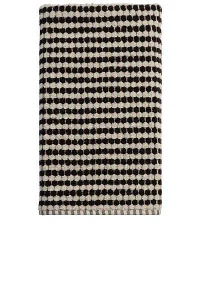 Parachute Organic Mosaic Bath Towel In Natural & Onyx