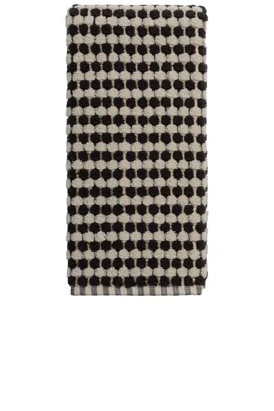 Parachute Organic Mosaic Hand Towel In Natural & Onyx