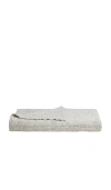 Parachute Oversized Rib Knit Throw In Light Grey