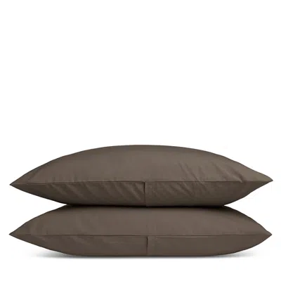 Parachute Percale Back Envelope King Pillowcase, Pair In Brown