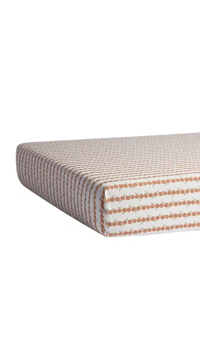 Parachute Percale Crib Sheet In Clementines