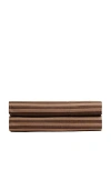 Parachute Percale Fitted Sheet In Brown