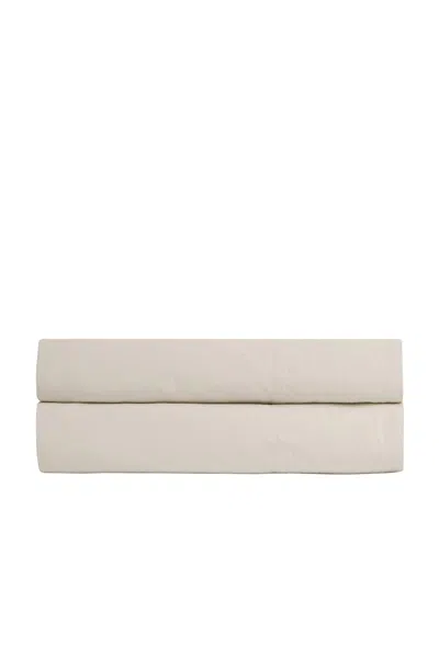 Parachute Percale Fitted Sheet In Bone