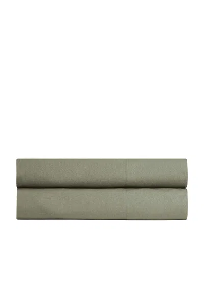 Parachute Percale Fitted Sheet In Moss