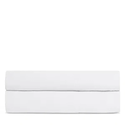 Parachute Percale Fitted Sheet, Queen In White