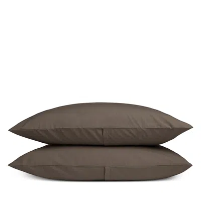Parachute Percale King Pillowcase, Pair In Brown