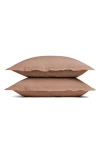 Parachute Percale Sham Set In Brown