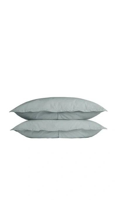 Parachute Percale Sham Set In Blue