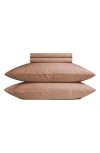 Parachute Percale Sheet Set In Brown