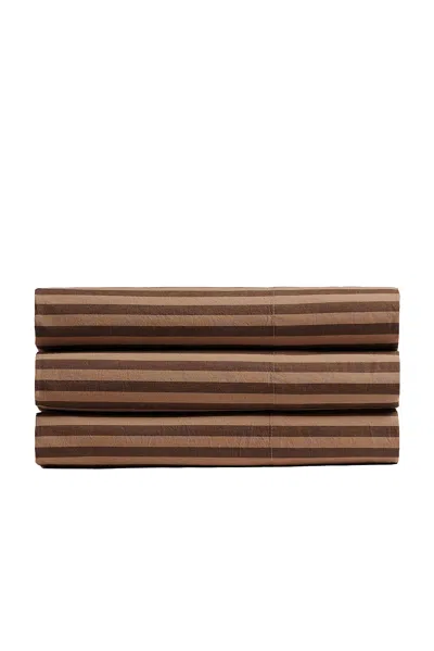 Parachute Percale Top Sheet In Brown