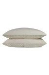 Parachute Set Of 2 Brushed Cotton Pillowcases In Bone