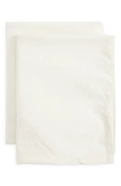 Parachute Set Of 2 Brushed Cotton Pillowcases In White