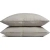 Parachute Set Of 2 Everyday Linen Shams In Gray