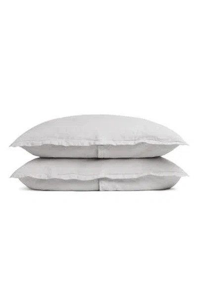 Parachute Set Of 2 Linen Shams In Black