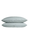 Parachute Set Of 2 Percale Pillowcases In Spa