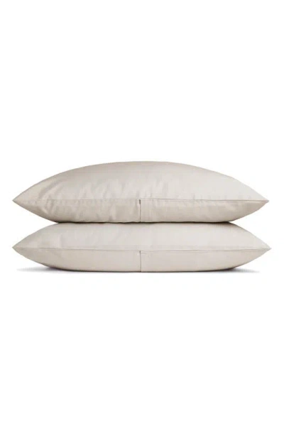 Parachute Set Of 2 Sateen Pillowcases In Bone