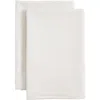Parachute Set Of 2 Side Open Percale Cotton Pillowcases In White