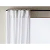 Parachute Sheer Linen Window Panel Curtain In White