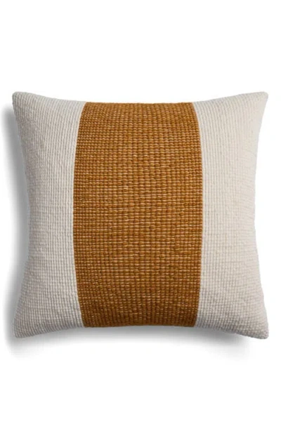 Parachute Sierra Colorblock Accent Pillow Cover In Turmeric