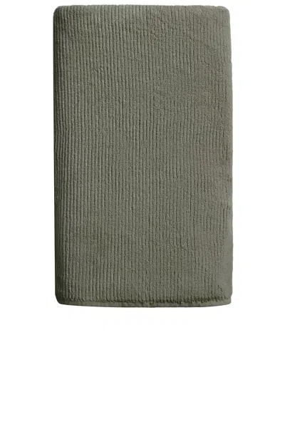 Parachute Soft Rib Bath Sheet In Moss