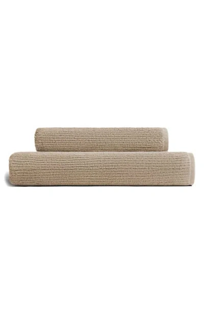 Parachute Soft Rib Towel In Brown