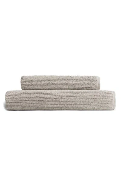 Parachute Soft Rib Towel In Gray