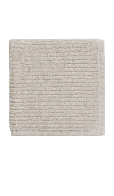 Parachute Soft Rib Washcloth In Bone