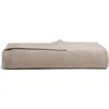 Parachute Soft Spun Cotton Blend Knit Throw Blanket In Brown