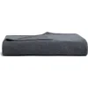 Parachute Soft Spun Cotton Blend Knit Throw Blanket In Gray