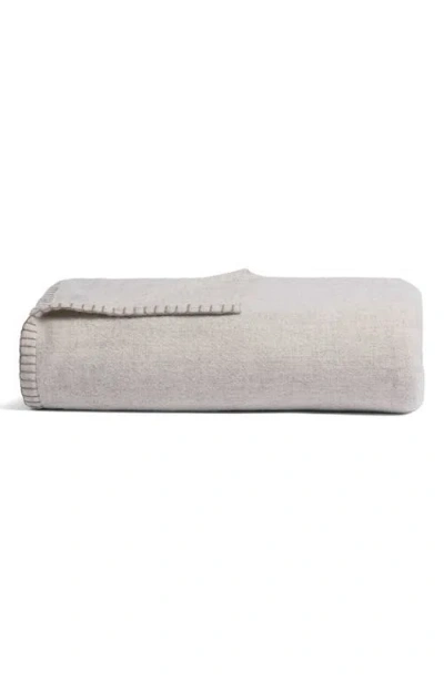 Parachute Villa Merino Wool Blend Blanket In Natural