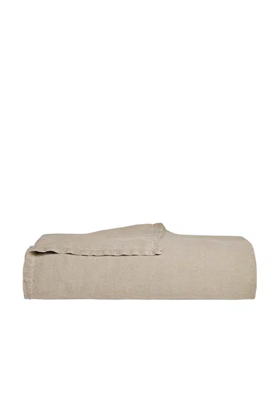 Parachute Vintage Linen Bed Cover In Neutral