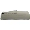 Parachute Vintaged Linen Bed Cover In Moss