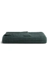 Parachute Waffle Cotton Throw Blanket In Agave