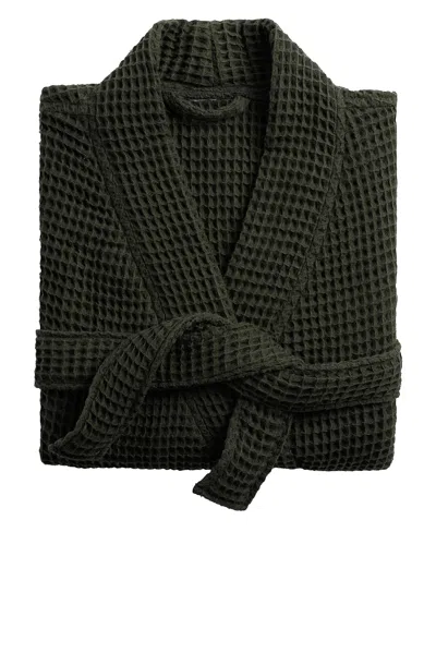 Parachute Waffle Robe In Evergreen