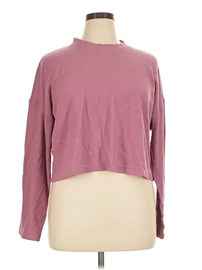 Pre-owned Parade Long Sleeve T-shirt In Burgundy