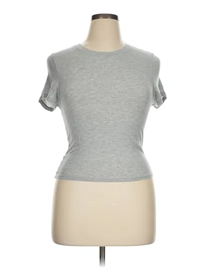 Pre-owned Parade Short Sleeve Turtleneck In Gray