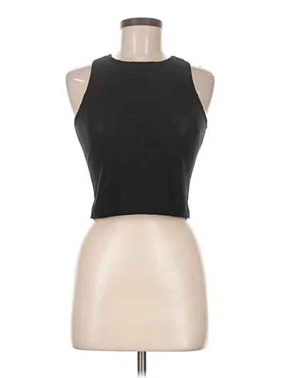 Pre-owned Parade Sleeveless Top Black Halter Neckline Tops