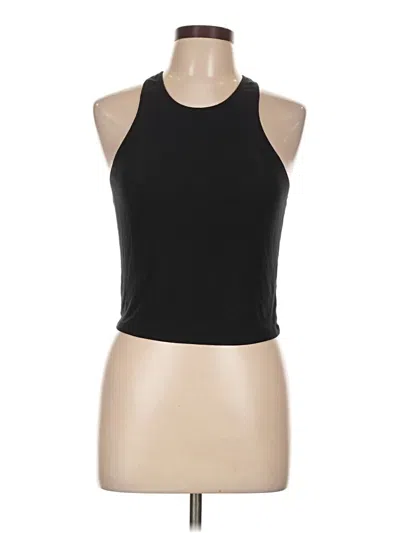 Pre-owned Parade Tank Top Black Halter Neckline Tops