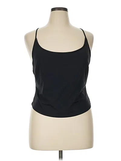 Pre-owned Parade Tank Top Black Halter Neckline Tops