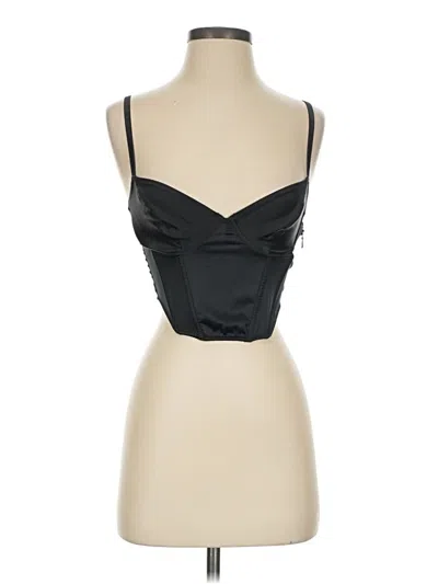 Pre-owned Parade Tank Top Black Strapless Neckline Tops